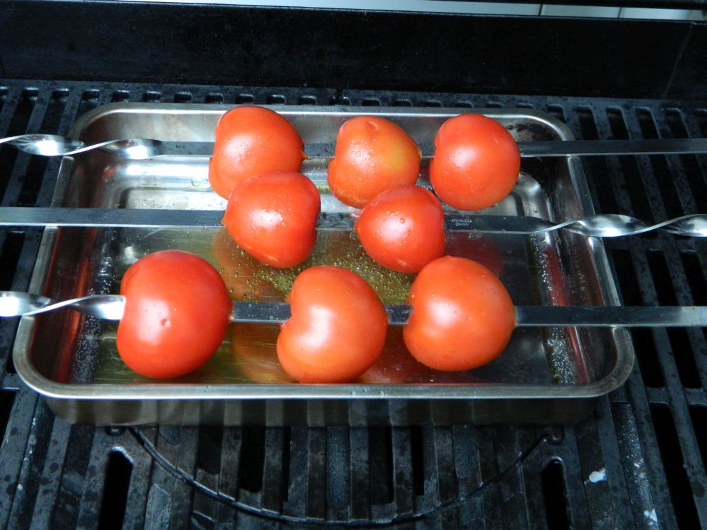 Tomatensuppe am Spieß vom Grill 8