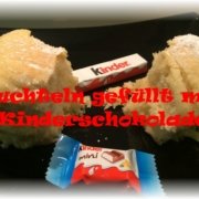 Buchteln gefüllt mit Kinderschokolade 8