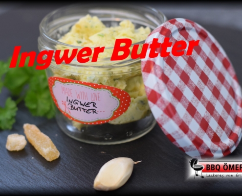 Ingwer Butter ein genialer Dip oder Aufstrich aufs Brot 2