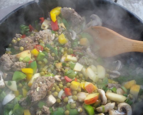 Hackfleisch Gemüse Eintopf 4