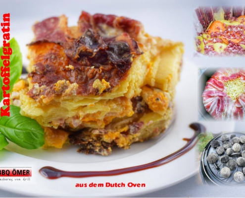 Kartoffelgratin aus dem Dutch Oven