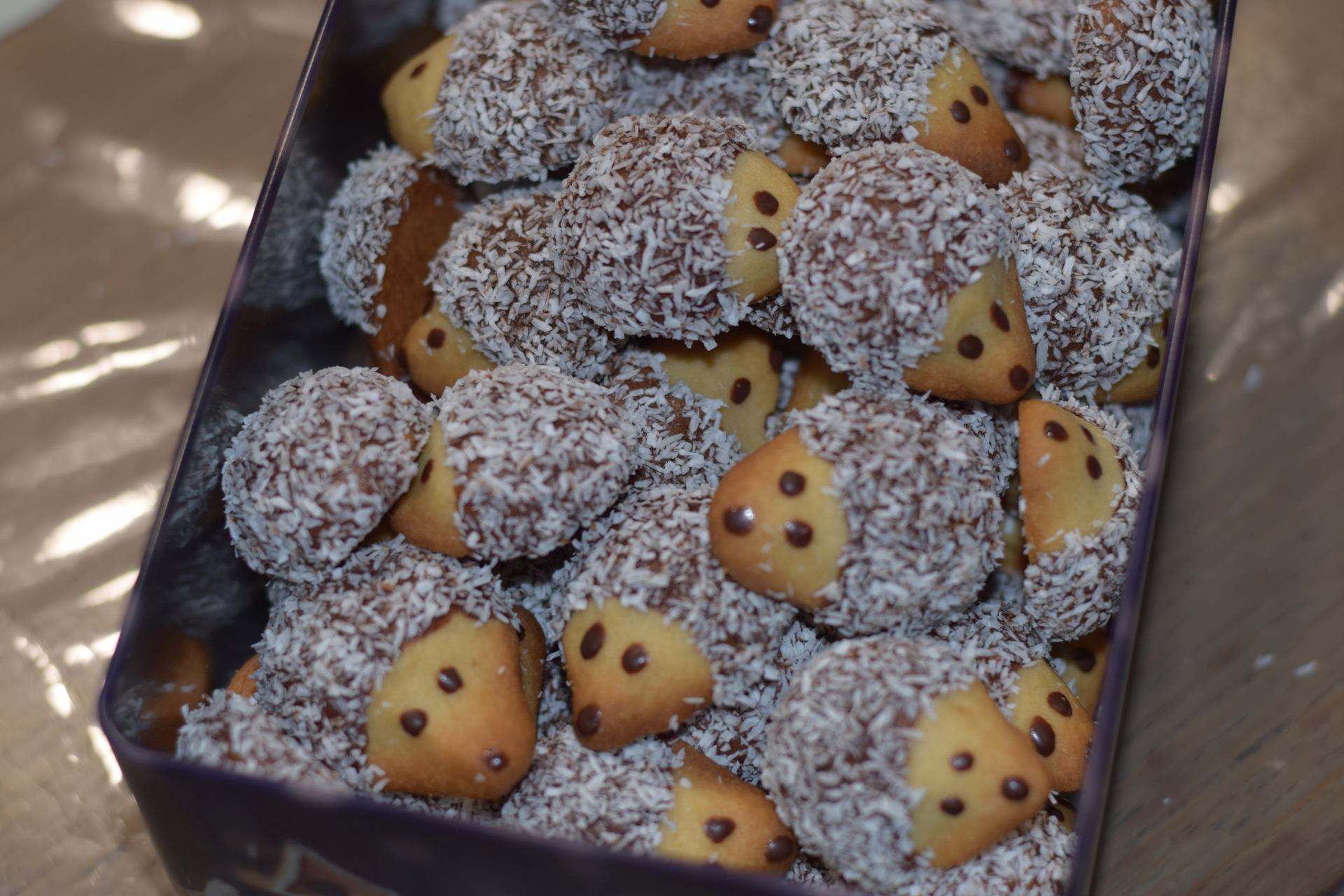 Igel Plätzchen - süße Igel Kekse gehen immer - BBQ Ömer