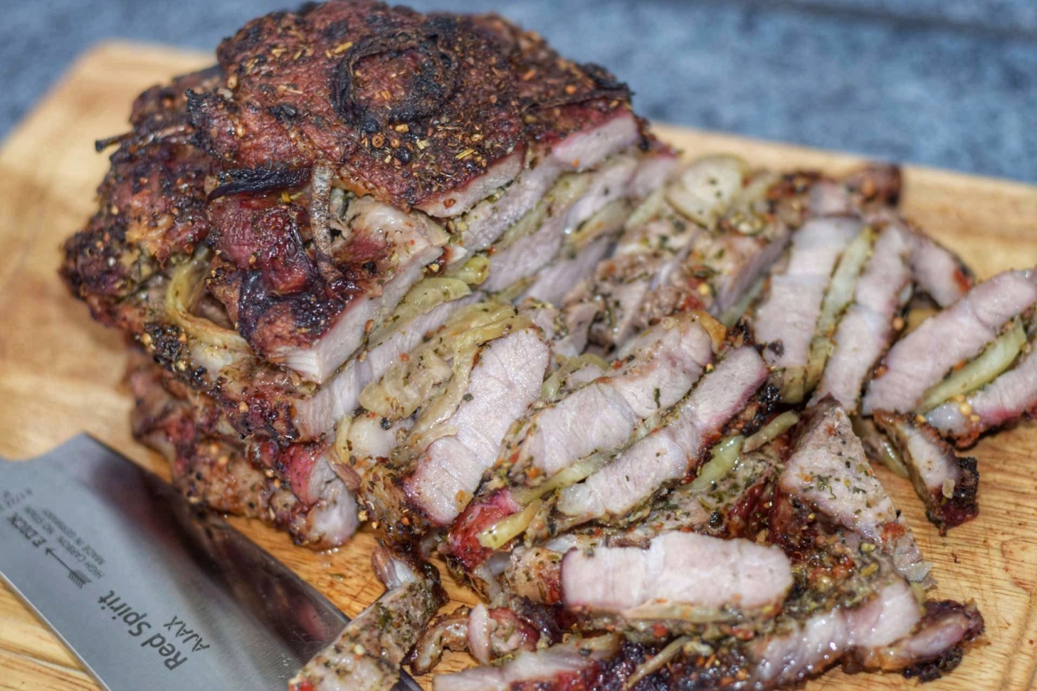 Gyrosschichtbraten aus dem Gasgrill - BBQ Ömer