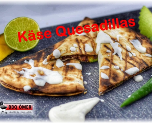 Käse Quesadillas mit schwarzen Bohnen und Avocado 1