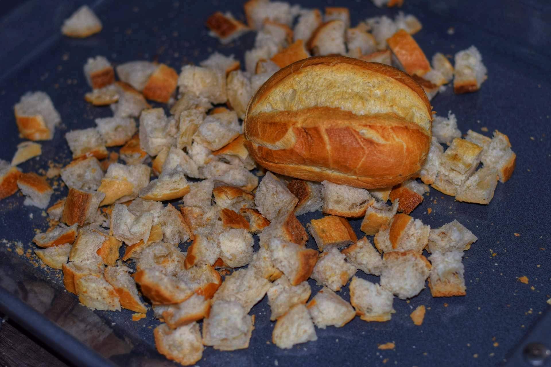 Brötchen schneiden