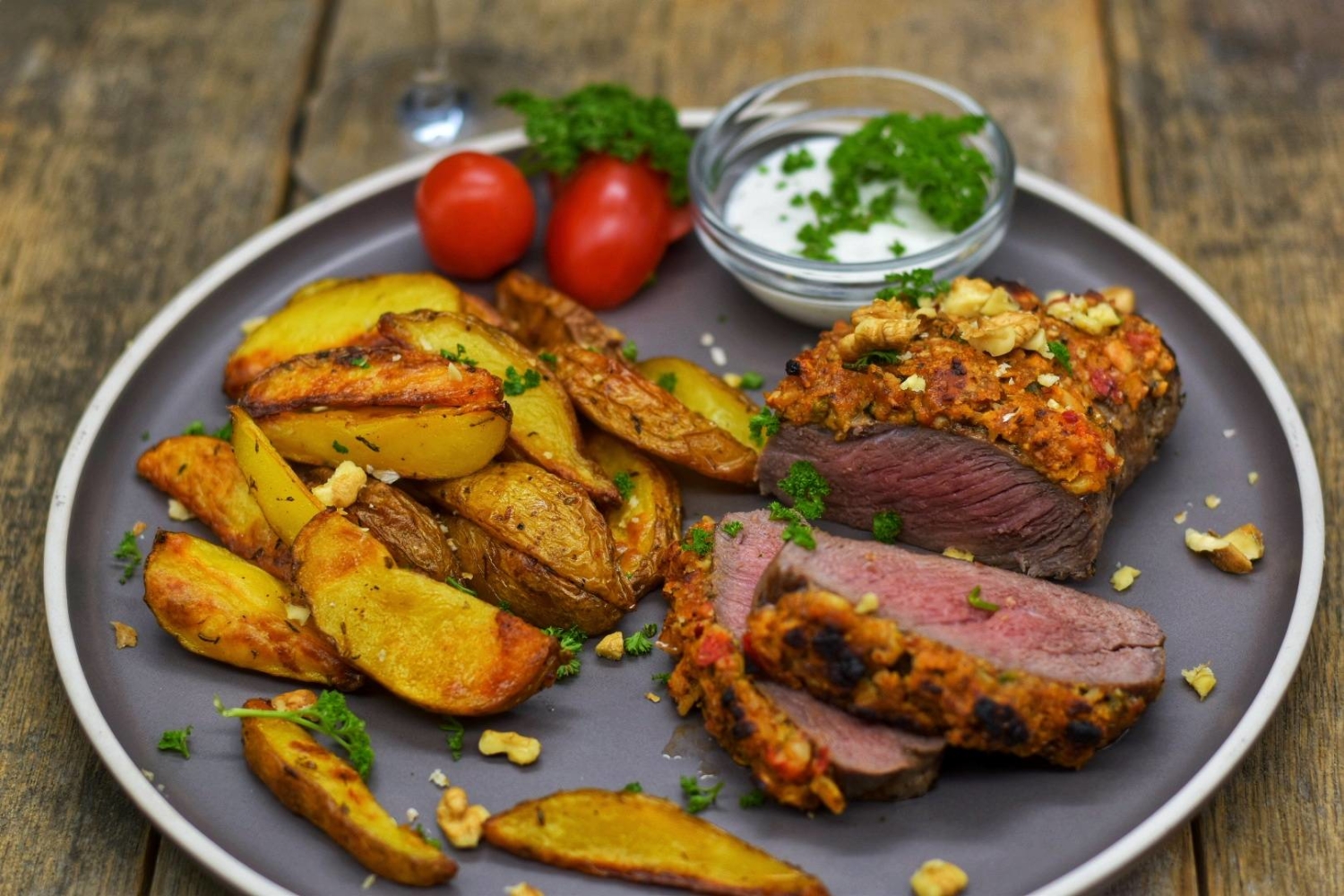 Rumpsteak mit Nuss-Paprika Kruste - BBQ Ömer